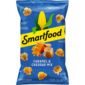 Smartfood Caramel & Cheddar Mix Flavored Popcorn,  Bag