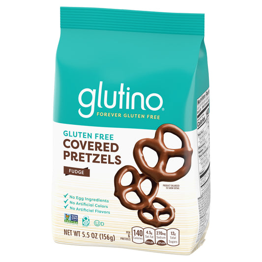 GLUTINO Fudge Covered Pretzels