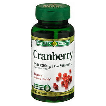 Nature's Bounty Cranberry Equivalent with Vitamin C Softgels