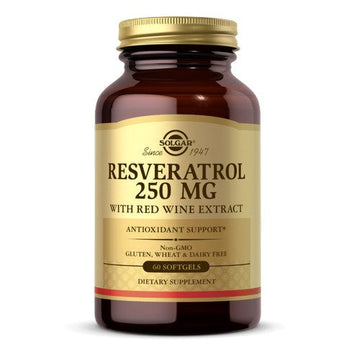 Resveratrol with Red Wine Extract 60 S Gels By Solgar