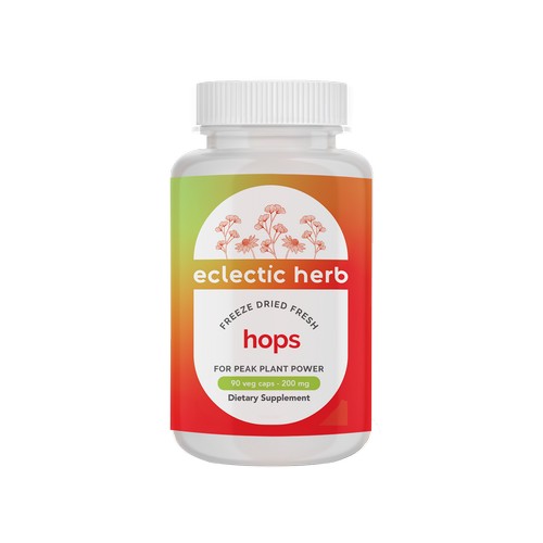 Hops 90 Caps By Eclectic Herb