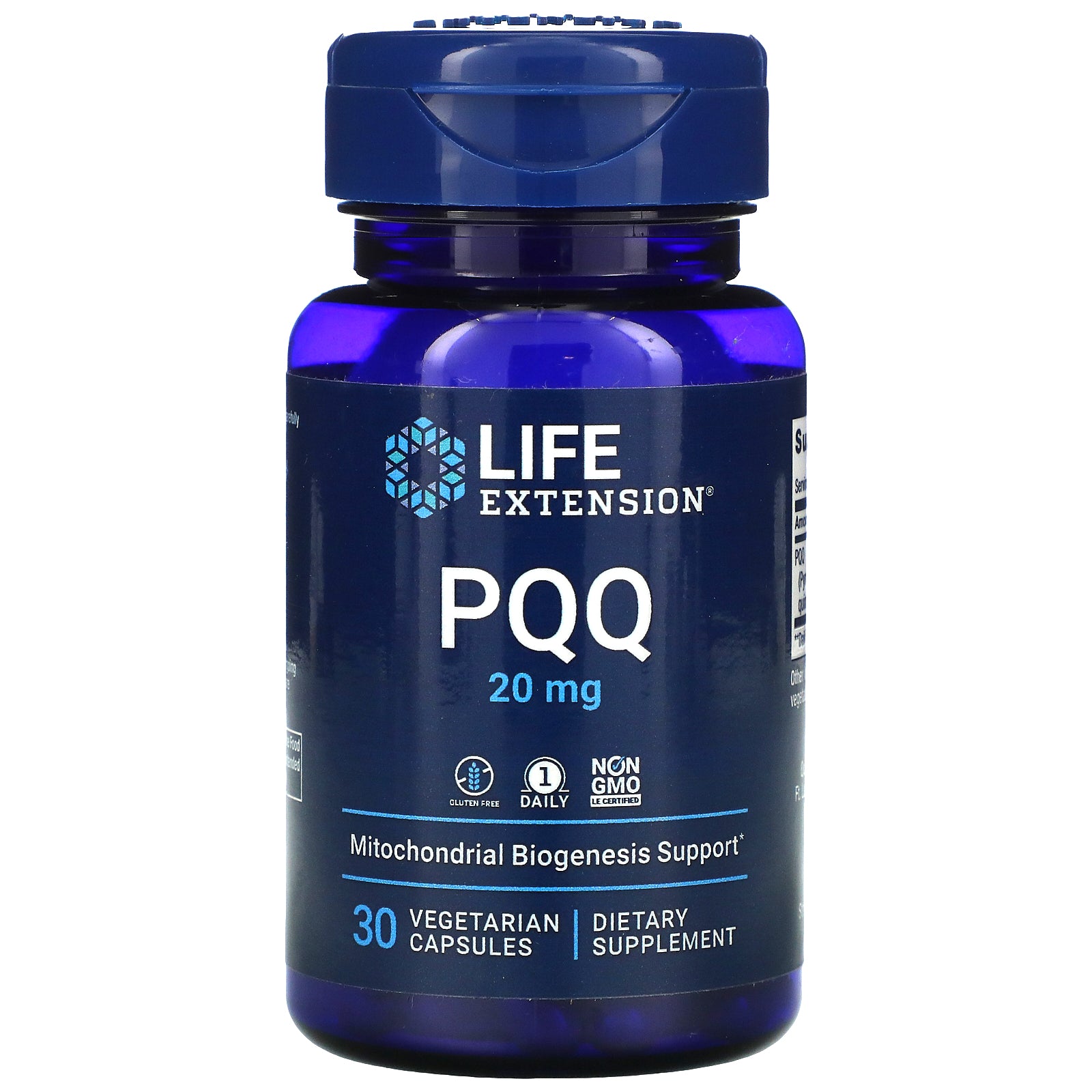 Life Extension, PQQ , 20 mg Vegetarian Capsules