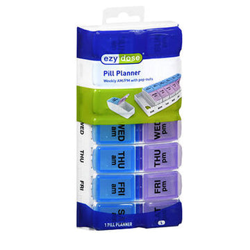 Ezy-Dose 7 Day Am/Pm Travel Pill Container Large 1 each By E