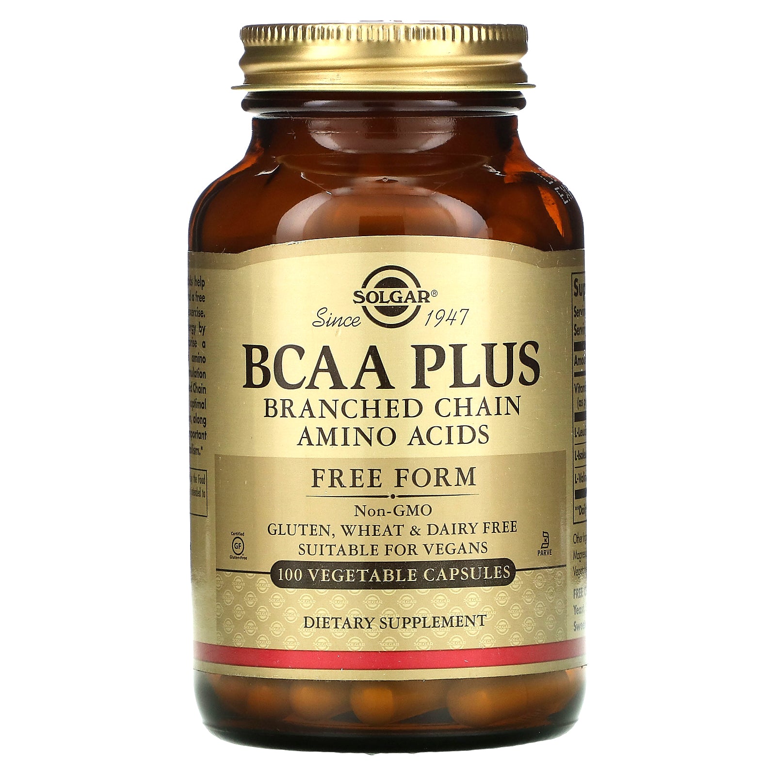 Solgar, BCAA Plus, Free Form