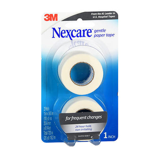 Nexcare Gentle Paper Carded First Aid Tape 1 in x 10 yds 2 e