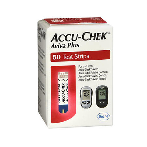 Accu-Chek Aviva Plus Test Strips Count of 50 By Accu-Chek