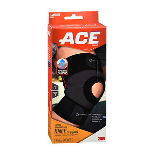 Ace Moisture Control Knee Support Large 1 each By 3M