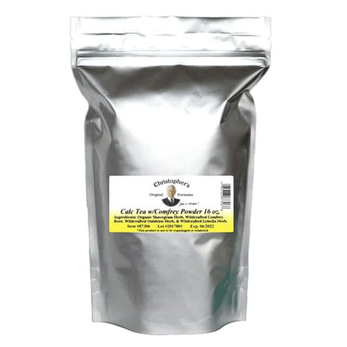 Calc Tea Powder With Comfrey 16 oz By Dr. Christophers Formu