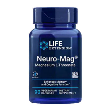 Neuro-Mag Magnesium L-Threonate 90 Vcaps By Life Extension