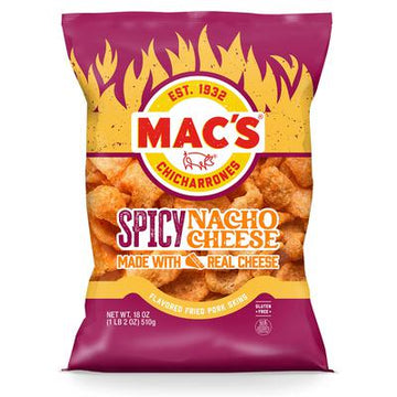 Mac's Spicy Nacho Fried Pork Rinds