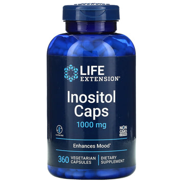 Life Extension, Inositol Caps, 1,000 mg, Vegetarian Capsules