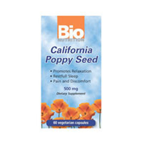California Poppy Seed 60 VEG CAPS By Bio Nutrition Inc