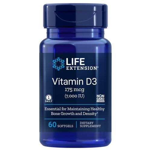 Vitamin D3 60 Softgels By Life Extension