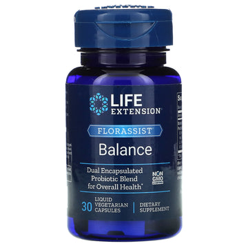 Life Extension, FLORASSIST Balance Liquid Vegetarian Capsules