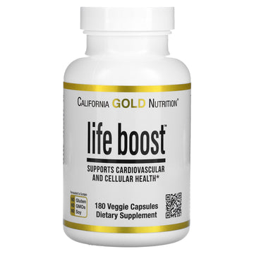 California Gold Nutrition, Life Boost Veggie Capsules