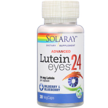 Solaray, Advanced Lutein Eyes 24 , 24 mg, VegCaps