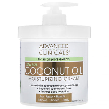 Advanced Clinicals, Coconut Oil Moisturizing Cream(454 g)