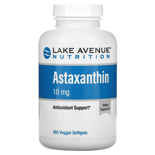 Lake Avenue Nutrition, Astaxanthin, 10 mg Veggie Softgels