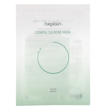 Beplain, Cicaful Calming Beauty Mask, 10 Sheets (27 g) Each