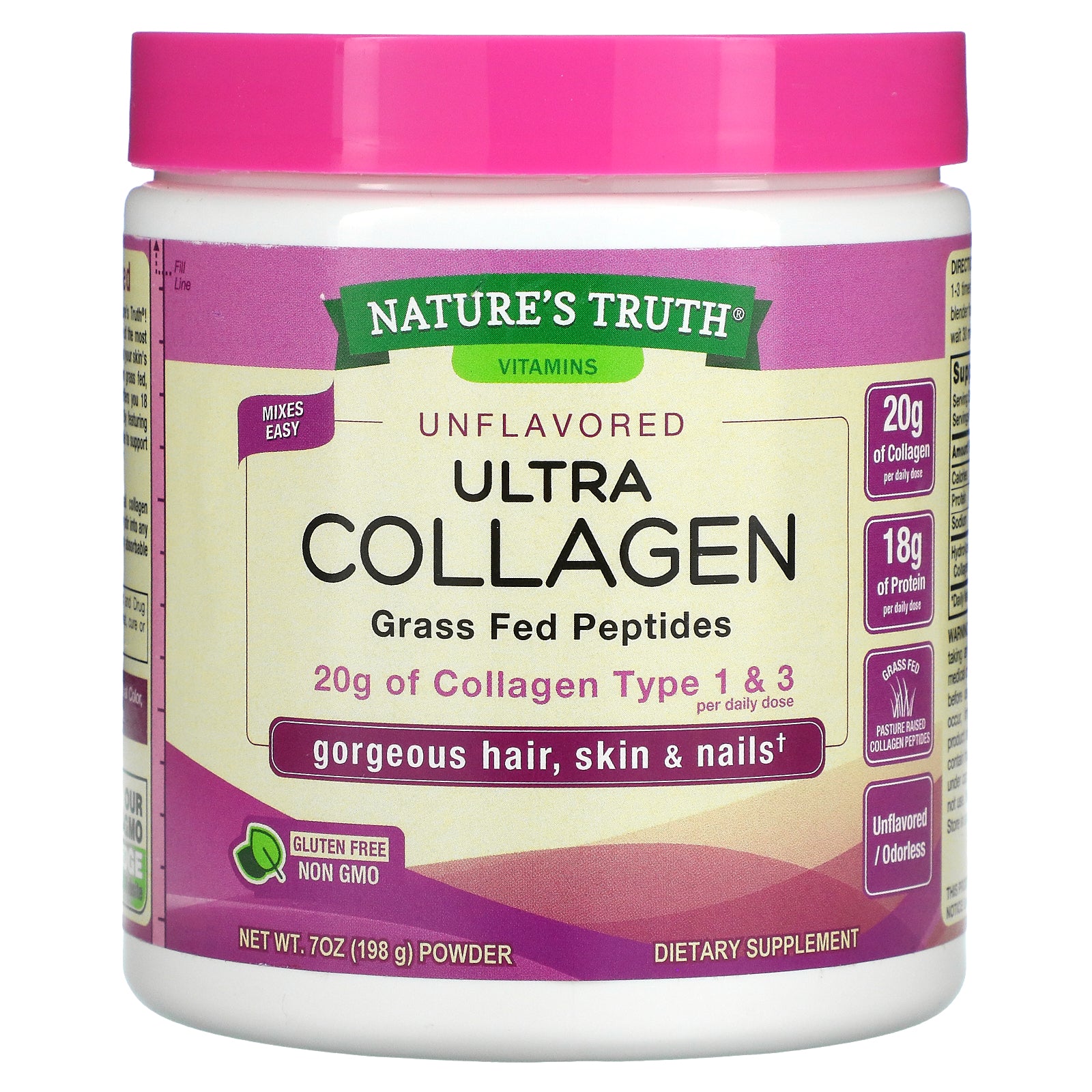 Nature's Truth, Ultra Collagen Powder, Unflavored