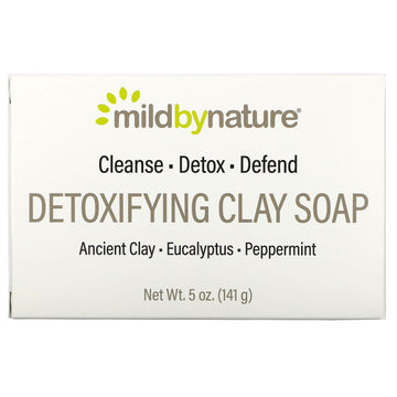 Mild By Nature, Detoxifying Clay, Bar Soap, Eucalyptus & Peppermint, with Ancient Clay (141 g)