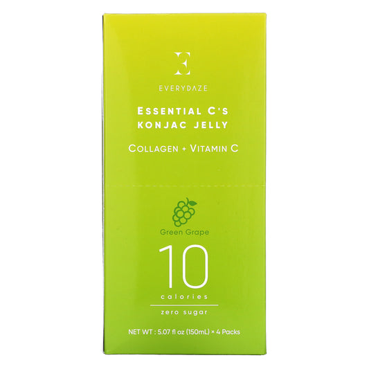 Everydaze, Essential C's Konjac Jelly,  4 Pouches, 5.07 fl oz (150 ml) Each