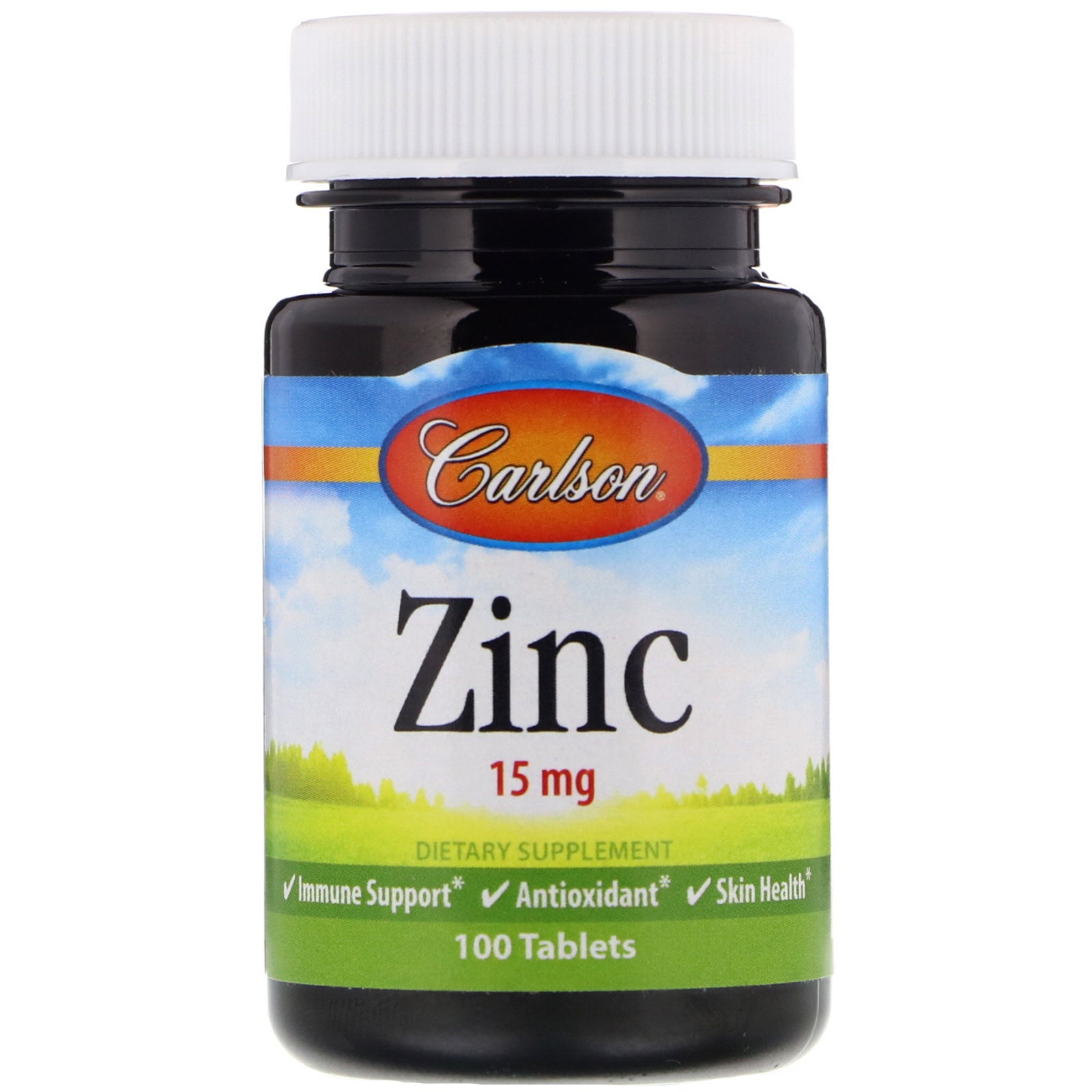 Carlson Labs, Zinc, 15 mg, Tablets