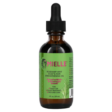 Mielle, Scalp & Hair Strengthening Oil, Rosemary Mint