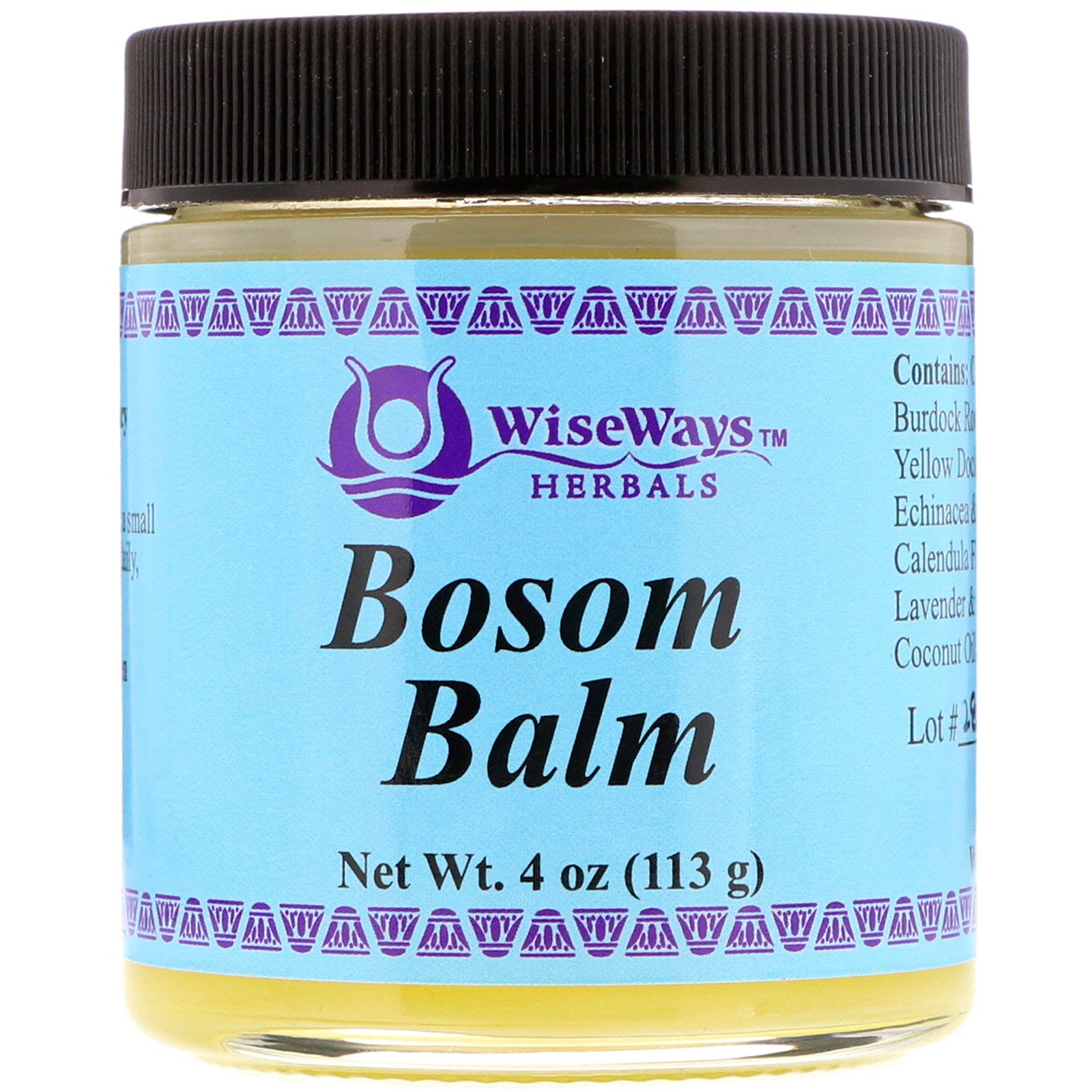 WiseWays Herbals, Bosom Balm,(113 g)