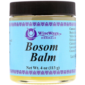 WiseWays Herbals, Bosom Balm,(113 g)