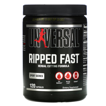 Universal Nutrition, Ripped Fast, Herbal Cutting Formula
