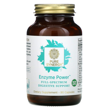 Pure Synergy, Enzyme Power, Full-Spectrum Digestive Support Capsules