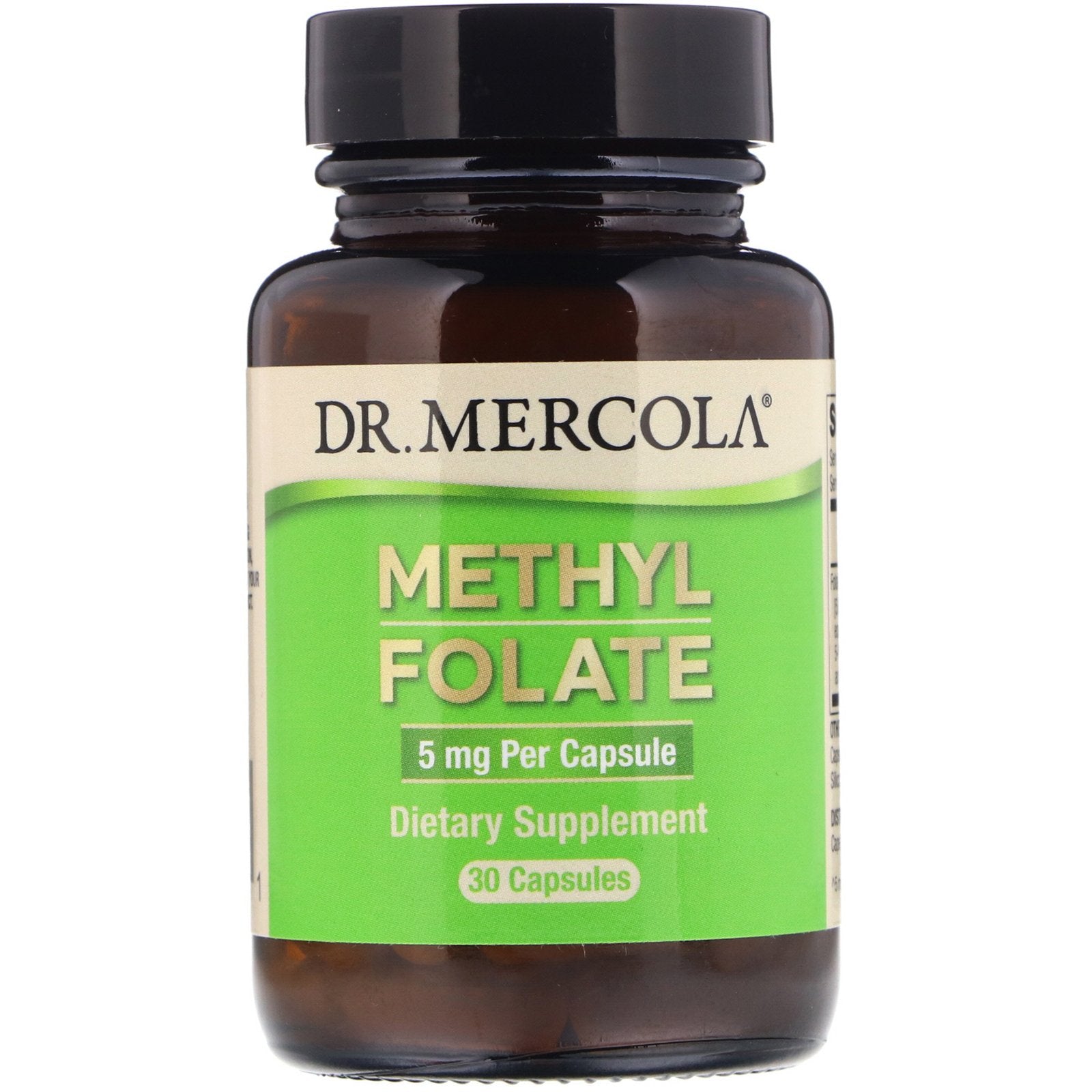 Dr. Mercola, Methyl Folate, 5 mg, Capsules