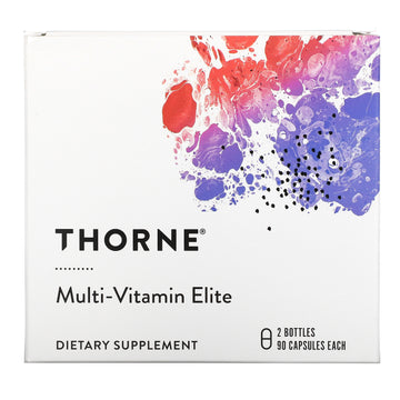 Thorne Research, Multi-Vitamin Elite, A.M. & P.M., 2 Bottles Capsules Each
