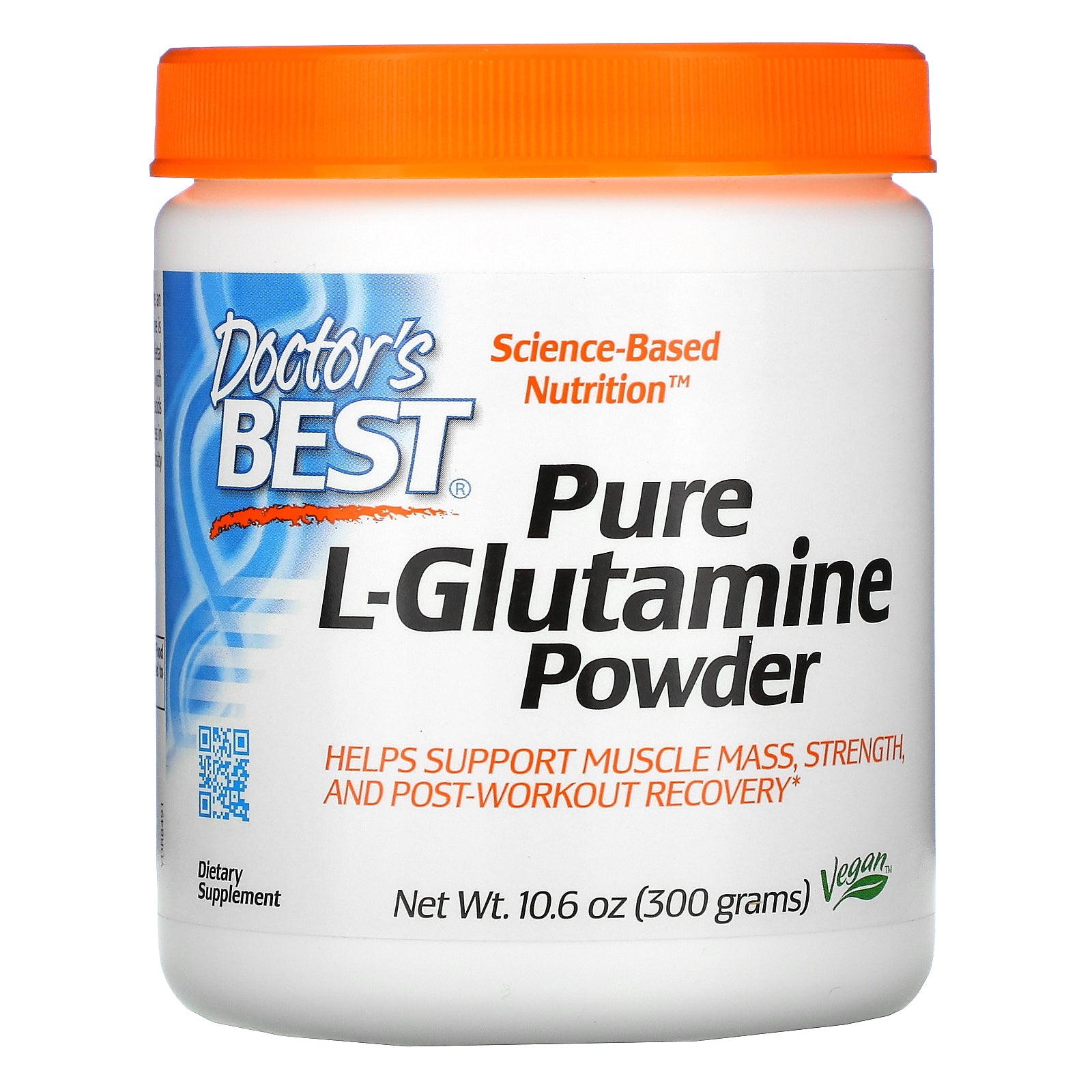 Doctor's Best, Pure L-Glutamine Powder