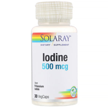 Solaray, Iodine from Potassium Iodide, 500 mcg