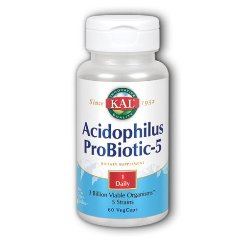 Acidophilus Probiotic-5 60 Caps By Kal