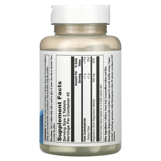 KAL, Magnesium Malate 400, Tablets