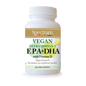 Vegan Ultra Omega-3 EPA Plus DHA 60 Softgels By Spectrum Oil