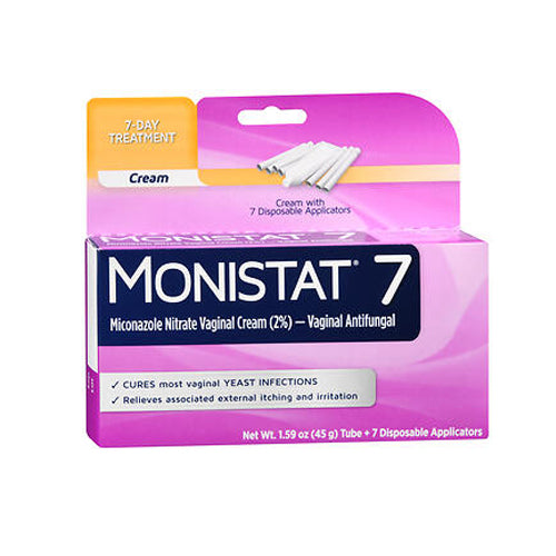 MONISTAT Vaginal Antifungal Cream with Disposable Applicator