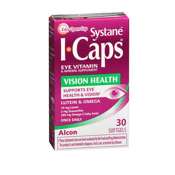 Icaps Lutein Omega-3 Softgels Count of 1 By Alcon