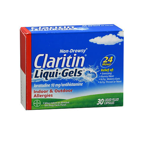 Claritin 24 Hour Allergy Liqui-Gels 30 Caps By Claritin