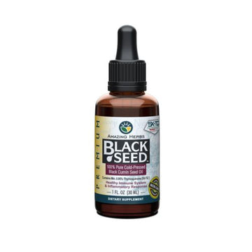 Black Seed Oil 1 oz By Amazing Herbs