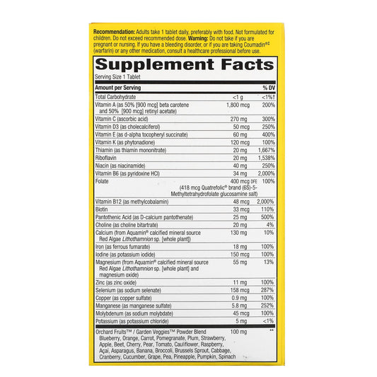 Nature'S Way, Alive! Adult Ultra Potency Complete Multivitamin