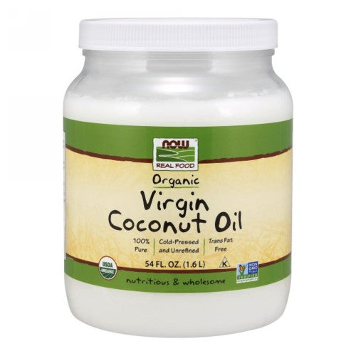 Organic Virgin Coconut Oil 54 Fl Oz By Now Foods