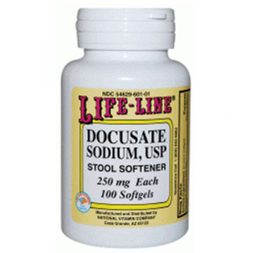 Docusate Sodium USP 100 Softgels By Nature's Blend