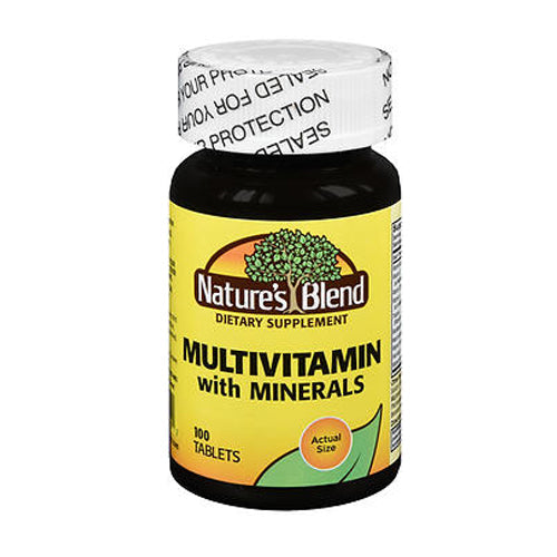 Multi-Vitamin With Minerals 100 Tabs By Nature's Blend