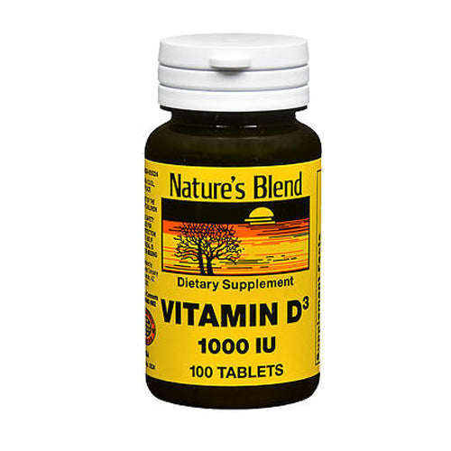 Vitamin D3 100 Tabs By Nature's Blend