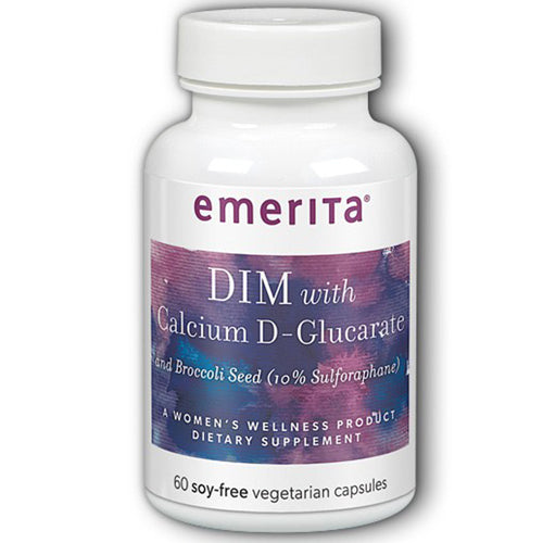 DIM Formula with Calcium D-Glucarate 60 ct By Emerita