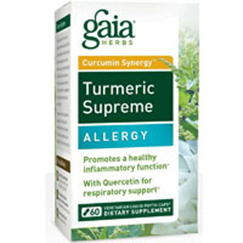 Turmeric Supreme Allergy 60 Caps By Gaia Herbs